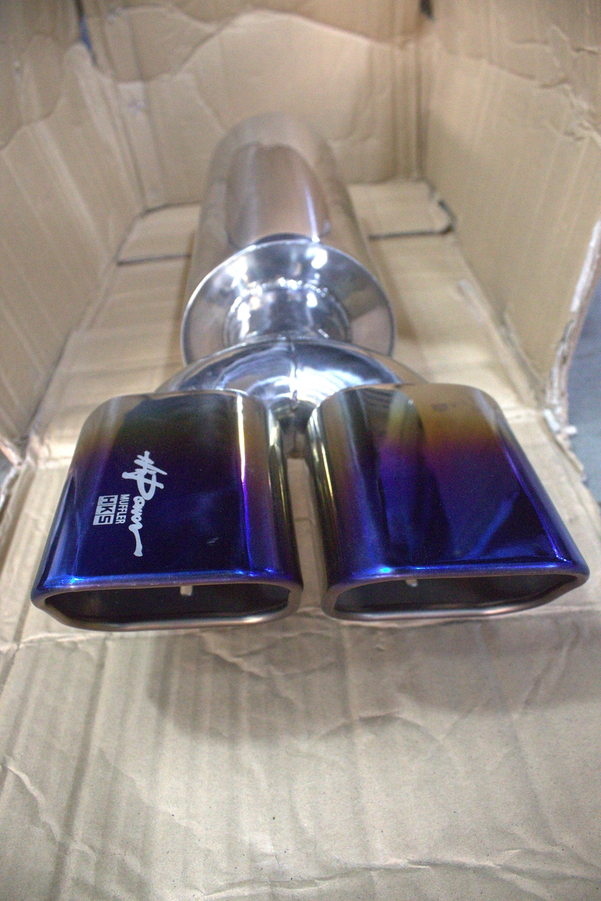 HKS dual tip performance exhaust